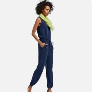 CAbi Navy Jumpsuit